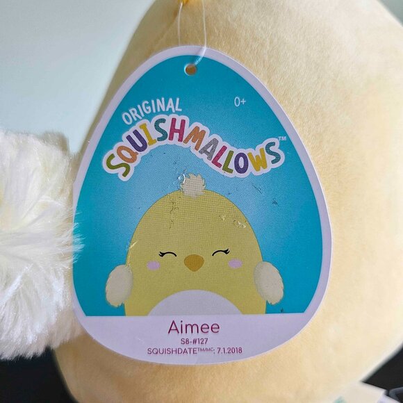 NWT 8" Aimee the yellow chicken Squishmallow - Picture 2 of 2